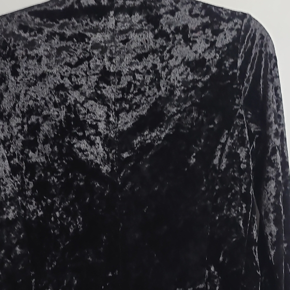 BAILEY 44 Black Velvet Women's Buttoned Blazer Size Medium - Picture 14 of 16